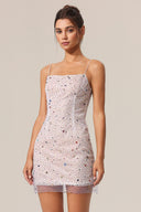 Haven Halter Mini Diamond Dress