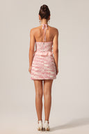 Mlisa Sleeveless Folds Top And Skirt Two-Piece Set