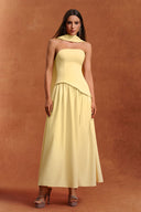 Dasia Sleeveless Ribbon Maxi Dress