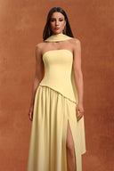 Dasia Sleeveless Ribbon Maxi Dress