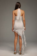 Sada Strapless Flower Mini Dress