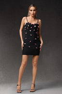 Sue Sleeveless  Flowers Bandage Maxi Dress