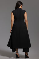 Paca Choker Kolsuz Maxi Elbise 