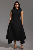 Paca Choker Kolsuz Maxi Elbise 