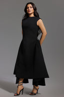 Paca Choker Kolsuz Maxi Elbise 