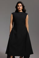 Paca Choker Kolsuz Maxi Elbise 
