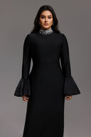 Virginie Diamante Bandage Maxi Dress