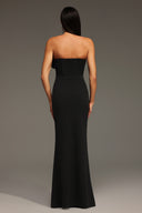 Stretchy Sleeveless Flowers Slit Bandage Maxi Dress