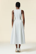 Resber Round Neck Sleeveless Maxi Dress