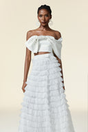 Margue Diamond Top And Skirt Two-Piece Set