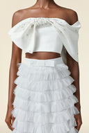 Margue Diamond Top And Skirt Two-Piece Set