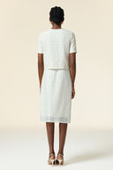 Toto V-Neck Short Sleeves Top And Skirt Two-Piece Set