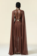 Rereny Butterfly Folds Maxi Dress