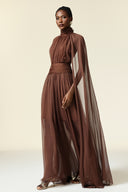 Rereny Butterfly Folds Maxi Dress