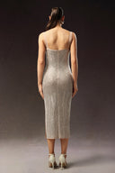 Logan Sleeveless Diamond Midi Dress