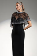 Jacey Sleeveless Diamond Pearl Bandage Maxi Dress