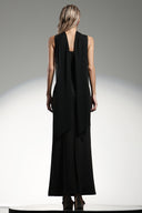 Nani Sleeveless Strap Ribbon Bandage Maxi Dress