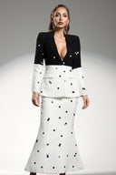 Jerlyn Long Sleeves Sequins Maxi Tow-piece Set