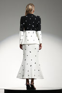 Jerlyn Long Sleeves Sequins Maxi Tow-piece Set