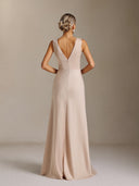 Kyra Sleeveless backless maxi dress