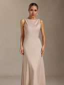 Kyra Sleeveless backless maxi dress