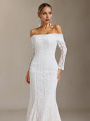 Delia Strapless lace slimming Maxi Dress