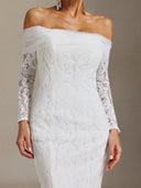 Delia Strapless lace slimming Maxi Dress