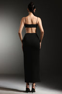 Shaylah Sleeveless Flower Slit Bandage Maxi Two Piece Set