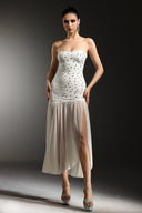 Sabryn Sleeveless Diamond Slit Maxi Dress