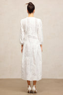 Payson V-Neck Long Sleeves Lace Maxi Dress