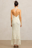 Ella Sleeveless Folds Maxi Dress