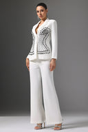 Jayne Symmetrical Beaded Suit