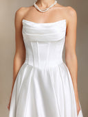 Waza Chest smearing Fish bone Trailing maxi wedding dress