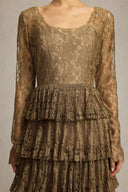 Hella Long Sleeves Lace Maxi Dress
