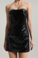 Vakana Strapless Sequin Mini Dress