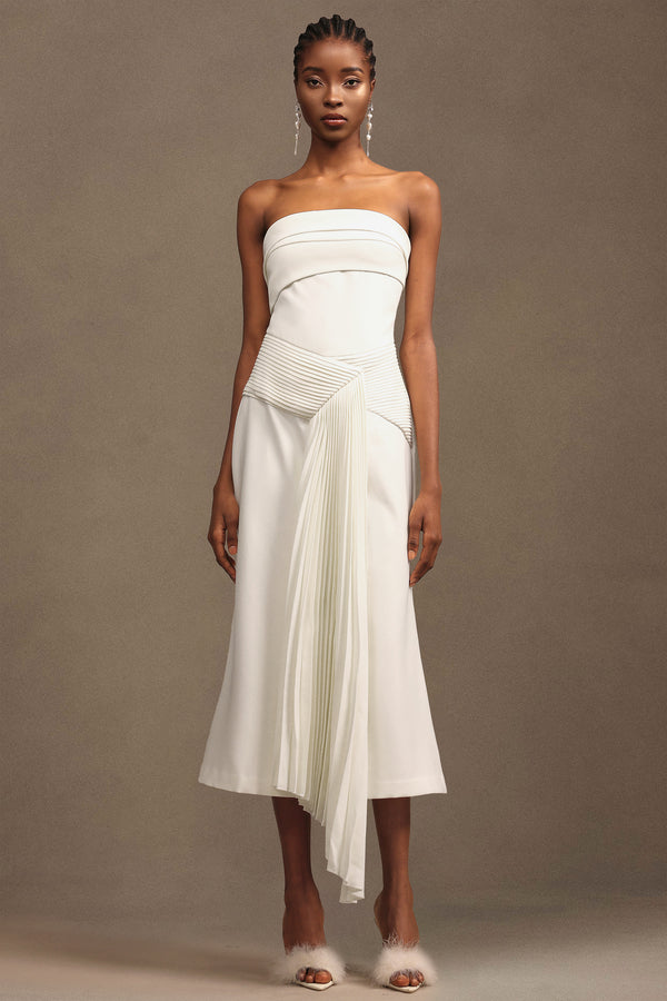 Trese Kolsuz Katlanır Maxi Elbise