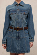 Diana Chic Long Sleeve Denim Mini Dress