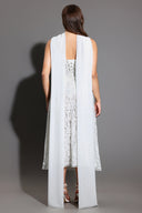 Junya Lace Corset Sleeveless Midi Dress