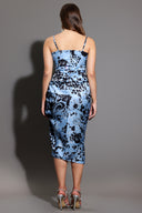 Coler Slit Sleeveless Mini Dress