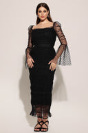 Crana Mesh Midi Dress