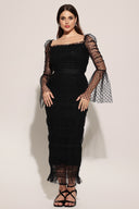 Crana Mesh Midi Dress
