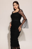 Crana Mesh Midi Dress