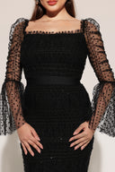 Crana Mesh Midi Dress