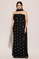 Nadja Sleeveless Diamond Bunting Bandage Maxi Dress