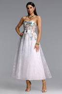Joie Romantic Tailored Floral Embroidered Lace Maxi Dress