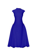Paca Choker Sleeveless BlueMaxi Dress