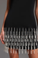 Nanci Sleeveless Pearl Mini Dress