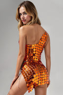 Twyla Metallic One Shoulder Set