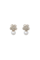 Zaha Diamond Pearl Earrings