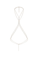 Print Double Decker Diamond Body Chain